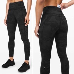 Lululemon Fast and Free Tight II 25" size 6